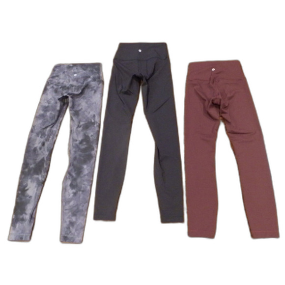 Lululemon Athletica Leggings Pants Women's Size 2 Lot of 3 - Picture 2 of 2